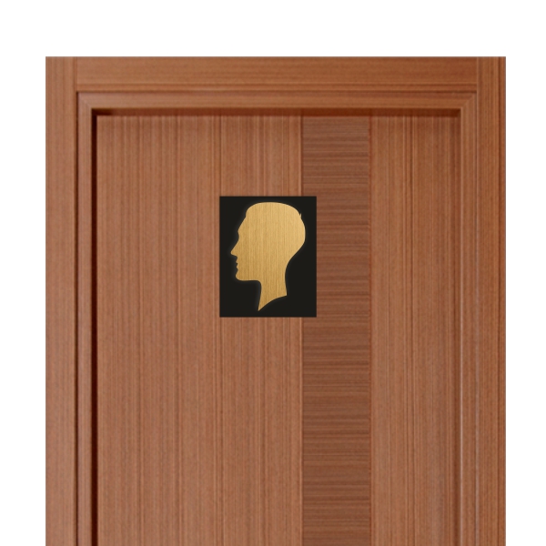 Erkek WC Pleksi Lazer Kesim