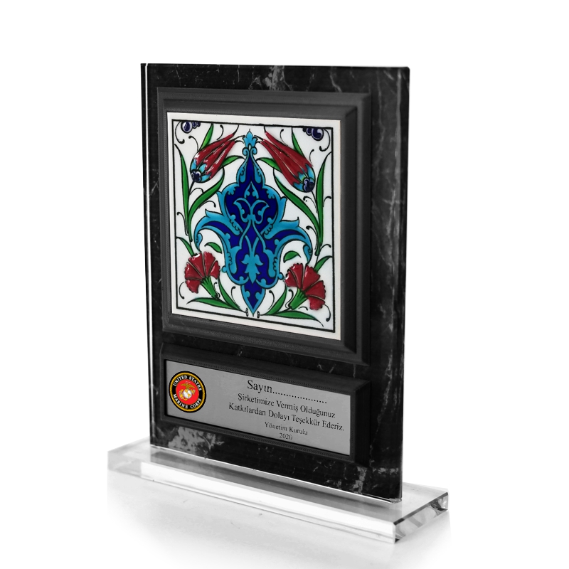 Kristal Çinili Plaket