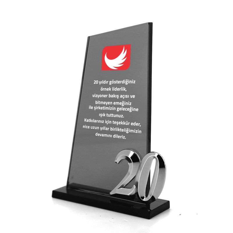 20. yıl Personel Kıdem Plaketi