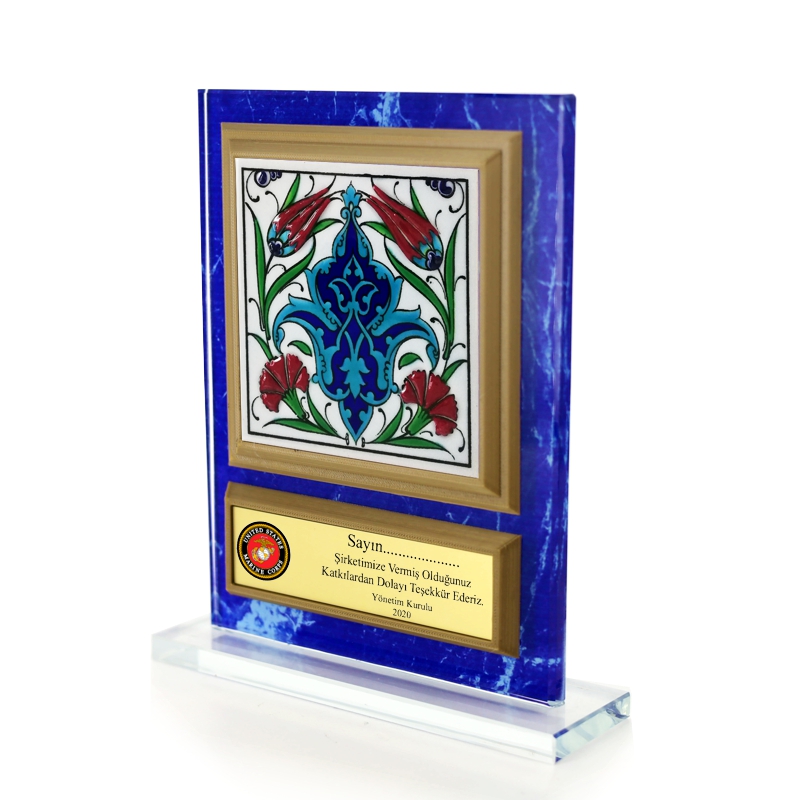 Kristal Çinili Plaket